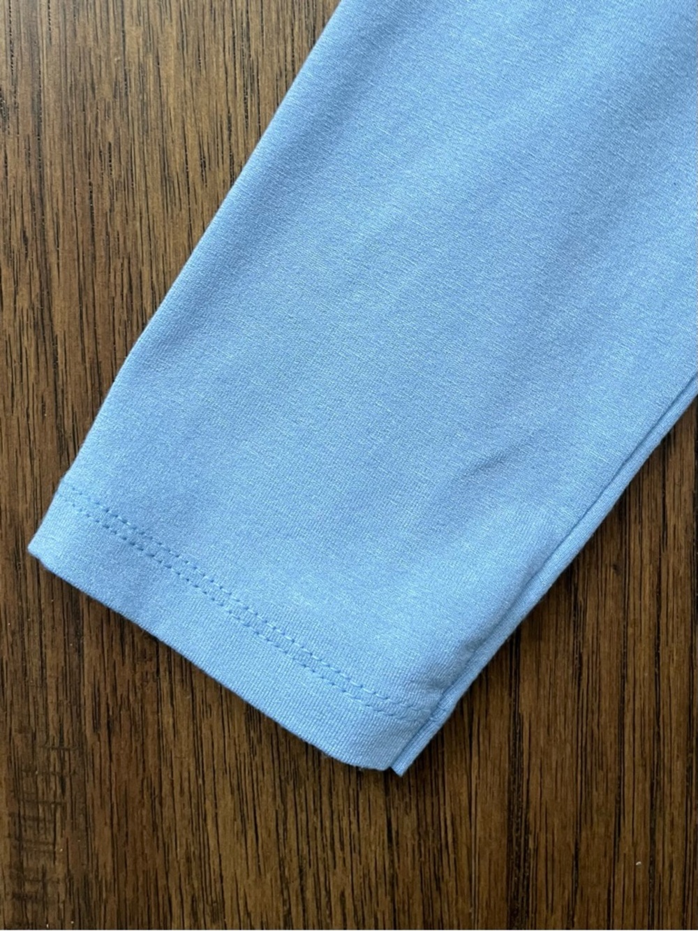 OLSEN Blue Twist Front Top 3/4 Sleeve Soft Stretch Size 6 - Picture 6 of 8